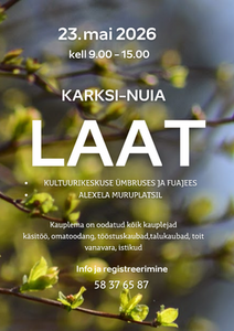 Laat kultuurikeskuse ümbruses, fuajees ja AlexelA platsil